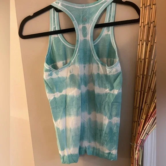 Lululemon Swiftly Tech Racerback Tank Top Heathered Tranquil Blue - Picture 4 of 6